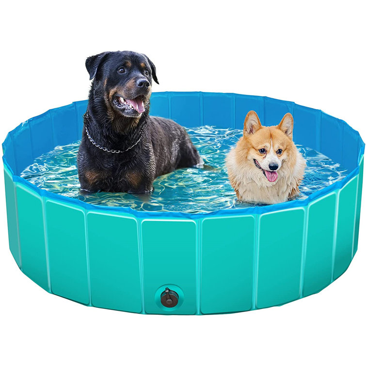Activity & Gear 80cm PVC Pet Pool Foldable Dog Bath Tub Outdoor